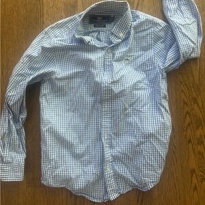 Vineyard Vines Light Blue Gingham Shirt